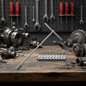 Clé USAG avec poignée en T et embout carré articulé, 9 douilles mâles TORX - Product Image 3