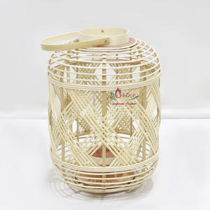 Artex Dong Thap Venta caliente decoración del hogar Natural Vintage rústico decorativo hecho a mano linterna tejido tormenta linterna - Product Image 3