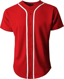 Impression par sublimation personnalisée col en V 100% polyester maillot de baseball pour femmes pour adultes vêtements de sport à manches courtes de couleur personnalisée - Product Image 5