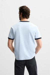 Ropa de calle de Hip Hop de gran tamaño para hombre, camisetas con mangas de bloqueo, corte recortado, ajuste cuadrado suave, diseño liso, Mangas de bloqueo, camisetas para hombre - Product Image 3