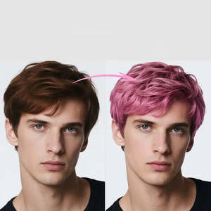 Crème colorante temporaire pour cheveux Halloween : Poudre verte et cire colorante à base de plantes pour Cosplay et Festivals - Product Image 5