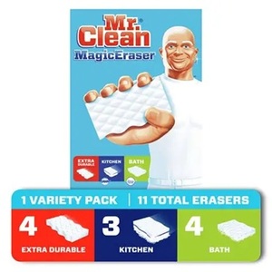 Mr. Clean Magic Eraser Original 43515 Éponge de nettoyage Durafoam Clean 2 tampons blancs, lot de 2 - Product Image 4
