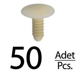 Upholstery <b>Clips</b> for Fiat Ducato-Cream-10X24X25- 50 Pieces - Product Image 1