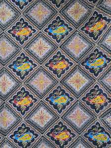 Tissu en crêpe naturel pur, imprimé, fortement brodé, motif Kerry, tissu très vendu, magnifique tissu pour la vente en gros - Product Image 3