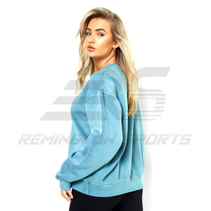 สเวตเชิ้ตผู้หญิงคอกลมแขนยาวหลากสีสำหรับผู้หญิงใหม่ล่าสุดออกแบบโลโก้ได้ตามต้องการ - Product Image 2