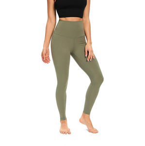Leggings respirants pour femmes fabriqués dans un matériau doux et léger de bonne qualité Leggings de fitness pour femmes avec service personnalisé OEM - Product Image 4