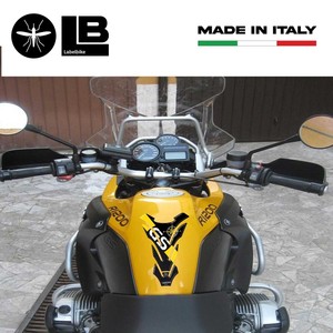 Adesivi 3D in Resina su Misura per Serbatoio, Impermeabili, Giallo-Carbonio per Moto BMW GS, Decalcomanie Logo per Motociclette - Product Image 2