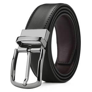 New Arrival Men's Genuine Leather <b>Belt</b> Genuine Cow Hide Leather with Alloy for Buckle Fashion Waist <b>Chain</b> - Product Image 6