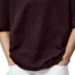 Diseñador de algodón en blanco Unisex tela de lana gráfico Logo estampado bordado de gran tamaño liso personalizado cuello redondo hombres sudaderas - Product Image 4