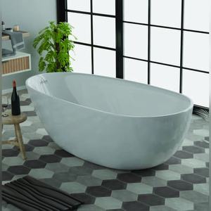 Baignoire autoportante blanche 180x85x55cm JBT01025AW, baignoire profonde moderne de luxe, prix de gros, fabricant, fournisseur, prix d'usine - Product Image 3