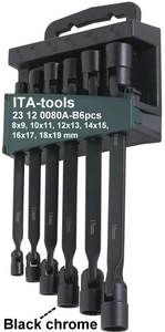 ประแจบล็อกแบบยืดหยุ่นสองทิศทาง ผลิตจากเหล็กโครเมียมวานาเดียม สำหรับงาน DIY ขนาดเมตริก ผลิตตามมาตรฐาน OEM ผิวสีดำโครเมียม - Product Image 5