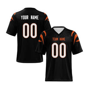 Camiseta de fútbol personalizada de talla grande para hombre, Conjunto de camiseta de fútbol con nombre personalizado y número impreso, servicio OEM disponible - Product Image 2