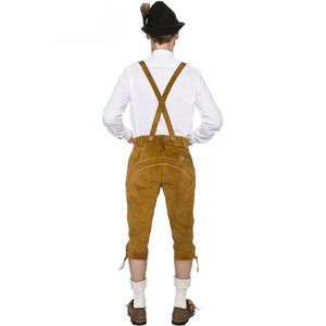 Vêtements bavarois nouveauté hommes écologique décontracté traditionnel Octoberfest Lederhosen Shorts personnalisé Unique - Product Image 6
