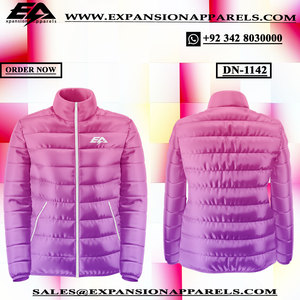 Doudoune bicolore personnalisée pour hommes, doudoune d'hiver chaude et décontractée, tenue de sport, longue longueur de remplissage, support rembourré à bulles du fabricant - Product Image 5