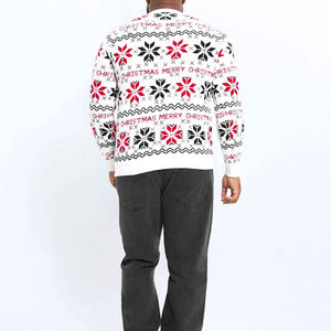 Suéter Personalizado con Logotipo OEM para Hombre, Suéter de Punto de Manga Larga, Suéter de Cuello Redondo de Alta Calidad para Hombre - Product Image 3