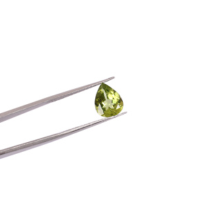 Péridot naturel 10x8mm coupe poire 2.42 Cts 1 pièces pierres précieuses en vrac pour la fabrication de bijoux - Product Image 2