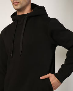 OEM en vrac logo brodé personnalisé en gros 100% coton polaire lourd surdimensionné sweats à capuche zippés - Product Image 3