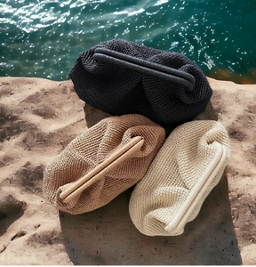 Bolso de playa de mimbre, bolso de paja para fiesta de boda, bolso de paja hecho a mano, bolso de paja tejido a mano - Product Image 2