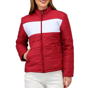 Nouveauté Veste matelassée en tissu pour femmes populaire vente en gros de veste matelassée respirante avec service OEM bon marché - Product Image 4