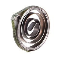 Ressort en acier à ressort plat en spirale personnalisé en usine, OEM, ressort de torsion à force constante, bobine