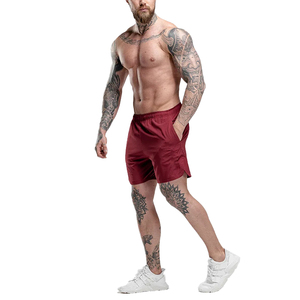 Pantalones cortos de gimnasio para hombre, 100% algodón de secado rápido, tejido de una sola capa, decoración Vintage, respetuoso con el medio ambiente, 6XL-Casual Fitness - Product Image 4
