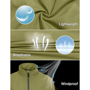 Veste coupe-vent Softshell pour femme avec logo personnalisé coupe-vent respirant et réfléchissant OEM/ODM disponible caractéristique imperméable - Product Image 5