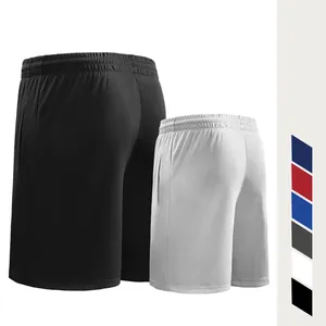 Jersey de fútbol Deportivo informal personalizado para hombre, pantalones cortos de fútbol, transpirable, poliéster, algodón, patrón sólido único, cintura elástica - Product Image 2