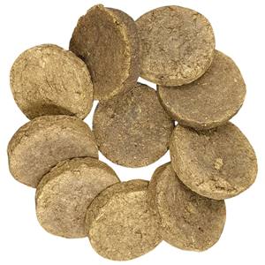 Encens en spirale de fumier de vache naturel biologique, paquet de 10 pièces, séché au soleil pour les rituels religieux, Pooja, Havan, respectueux de l'environnement - Product Image 1