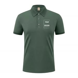 2025 été casual Polo Shirt Logo personnalisé imprimé texte image marque broderie conception personnelle respirant hommes chemises - Product Image 6