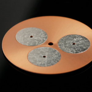 Mechanical Watch Dial Salmon Electroforming Crystalline Texture 3 Sub-dials Chronograph <b>Face</b> for Luxury Watch Manufacturing - Product Image 3
