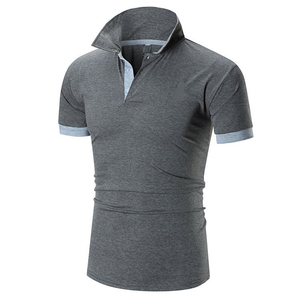 Vente en gros Polo pour homme 100% coton T-shirt à manches courtes pour homme Polo Design personnalisé respirant Design personnalisé Polo pour hommes - Product Image 2