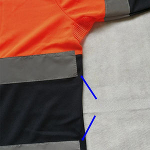 Polos de travail de sécurité réfléchissants à manches longues en polyester de haute qualité pour hommes, logo personnalisable, design respirant, nouvelle vente en gros - Product Image 6