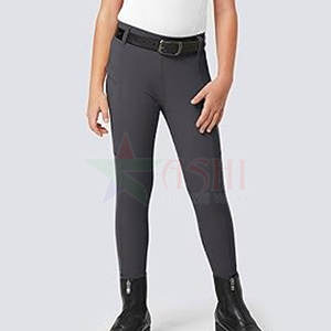 Leggings d'équitation pour femmes, haute élasticité, siège complet, adhérence en silicone, imperméables, coupe-vent, spandex/polyester, vente en gros - Product Image 5
