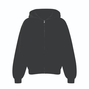 Sweat-shirts à capuche zippés pour hommes de haute qualité, coupe ample, en polaire d'hiver, manches classiques, couleur unie, 100% coton, style streetwear, vente en gros - Product Image 1