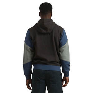 Sudadera con capucha para hombre más vendida de fábrica profesional, forro polar de algodón informal con estampado en relieve, estilo de traje de hombro caído - Product Image 6