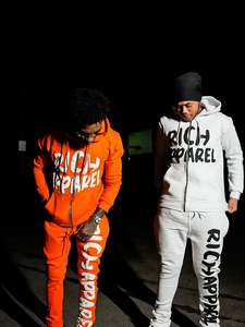 Ensemble de survêtement vintage délavé à imprimé graphique style streetwear, 2 pièces, sweat-shirt à capuche et pantalon de survêtement évasé, survêtement pour homme - Product Image 4