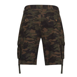 Pantalones cortos Cargo de algodón para hombre con diseño de tendencia de verano con patrón Pantalones cortos de trabajo informales Etiqueta privada Decoración lavada Precio barato Venta - Product Image 3