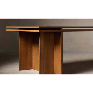 Arte Industrial-Style <b>Dining</b> <b>Table</b> Set Extendable Wooden Oval Kitchen Furniture with Marble <b>Top</b> Assembled for Home Use - Product Image 6