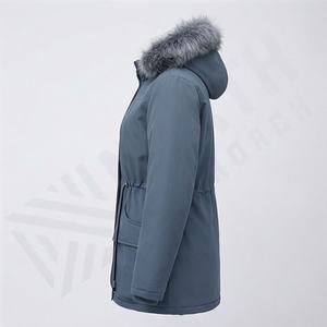 Women <b>Winter</b> Thicken <b>Parka</b> Jacket Quilted <b>Coat</b> Puffer Faux Fur Trim Hood Full Sleeve New Design Outerwear Warm Thermal <b>Coat</b> - Product Image 3