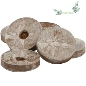 Best Selling 2024 High Quality Of Organic Farming Coconut Pith Pellets/Coco peat buyers/Coco peat machine From Eco2go Vietnam