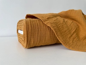 Tissu en gaze de coton mousseline biologique en gros, 100% coton, double largeur, tissé 40''/101cm, teint sur mesure, pour rideaux et housses de coussin, pour garçons - Product Image 5