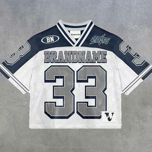 Maillot de football en maille style WC 2026, polyester épais, sublimation personnalisée, coupe ample, surdimensionné, anti-bactérien, respirant - Product Image 5