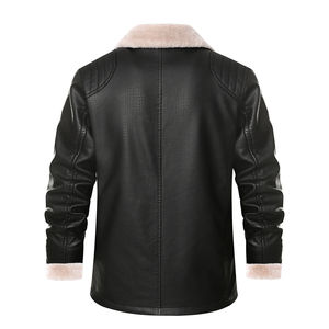 Veste en cuir tendance pour hommes Vestes en cuir pour hommes en gros - Product Image 2