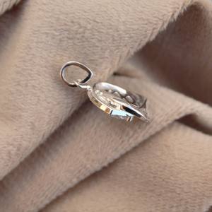 เครื่องประดับมอสซาไนต์ 1 กะรัต 6.5 มม. DE VVS พลอยทรงกลม ราคาขายส่ง เงินแท้ S925 จี้แบบมินิมอลลิสต์สำหรับผู้หญิง - Product Image 5