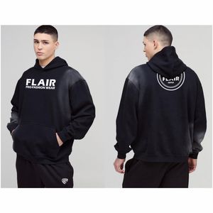 เสื้อฮู้ดสวมหัวผ้าคอตตอนออร์แกนิกสำหรับผู้ชาย100% มีฮู้ดผ้าหนาทรงโอเวอร์ไซส์ - Product Image 1