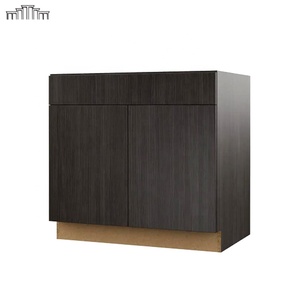 Gabinetes de cocina modernos, puerta de losa de melamina/laca europea, gabinetes bajos de cocina de madera contrachapada, mueble de cocina con cajón y puerta - Product Image 6