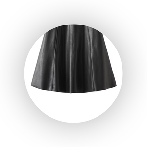 Falda de cuero de estilo gótico de calidad superior para mujer, ropa de moda transpirable para exteriores, longitud Regular, talla grande natural, asequible - Product Image 3