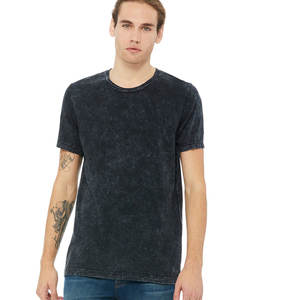 Camiseta al por mayor 100% algodón transpirable con estampado liso, corte regular, jersey casual, cuello redondo, personalizable, sostenible, no tejida - Product Image 2