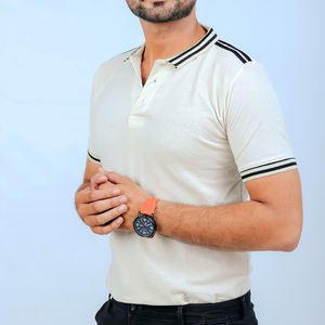 Camiseta Polo Casual de Algodón/Poliéster para Hombre con Logotipo Personalizado, Suave, Duradera y Perfecta para Uso Diario - Product Image 1