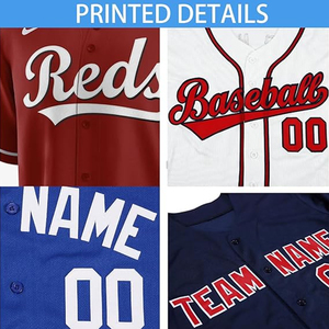 Breathable High Quality 100% Polyester Sportswear OEM Custom Low MOQ V-neck Baseball Jersey Short Sleeves Manufacturer Pakistan - Product Image 5